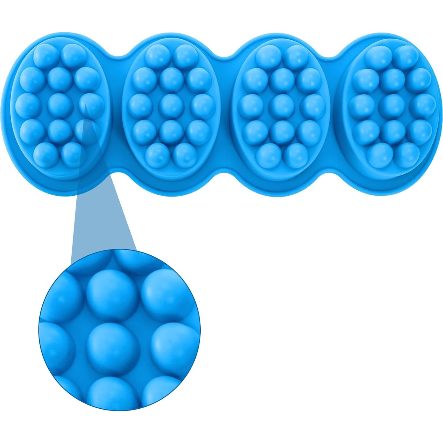 Moldes de Jabón de Silicona Hedume 4 Piezas Antiadherentes