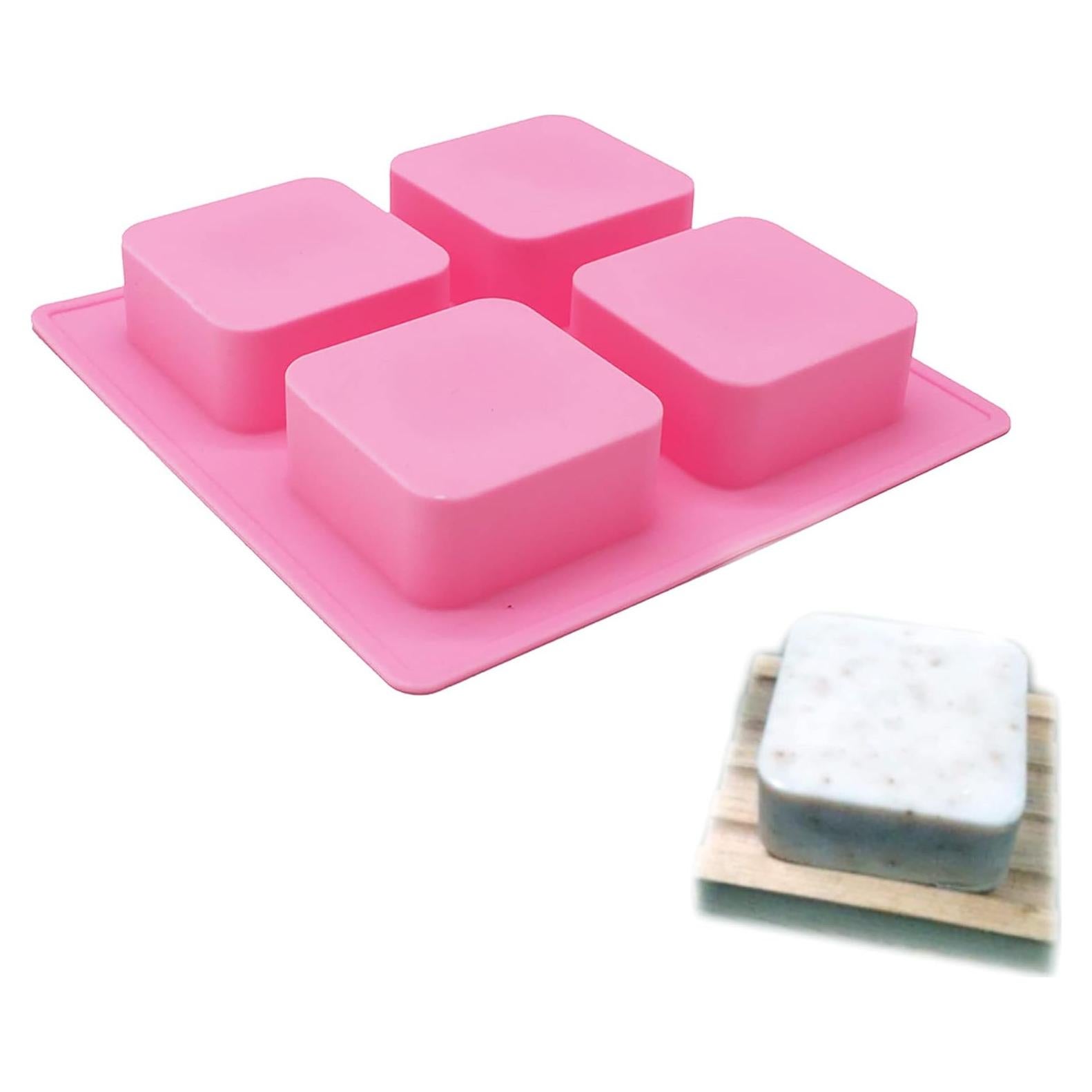 Molde para Jabón Cuadrado X-Haibei de Silicona 4.3oz