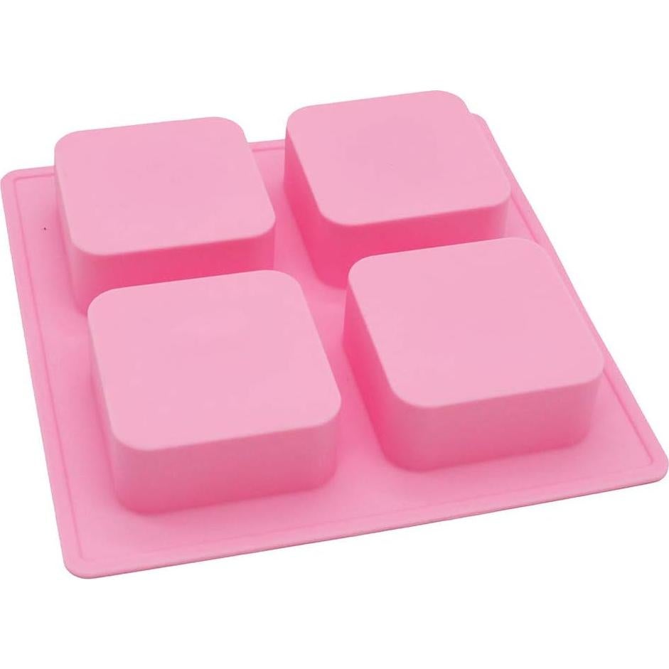 Molde para Jabón Cuadrado X-Haibei de Silicona 4.3oz