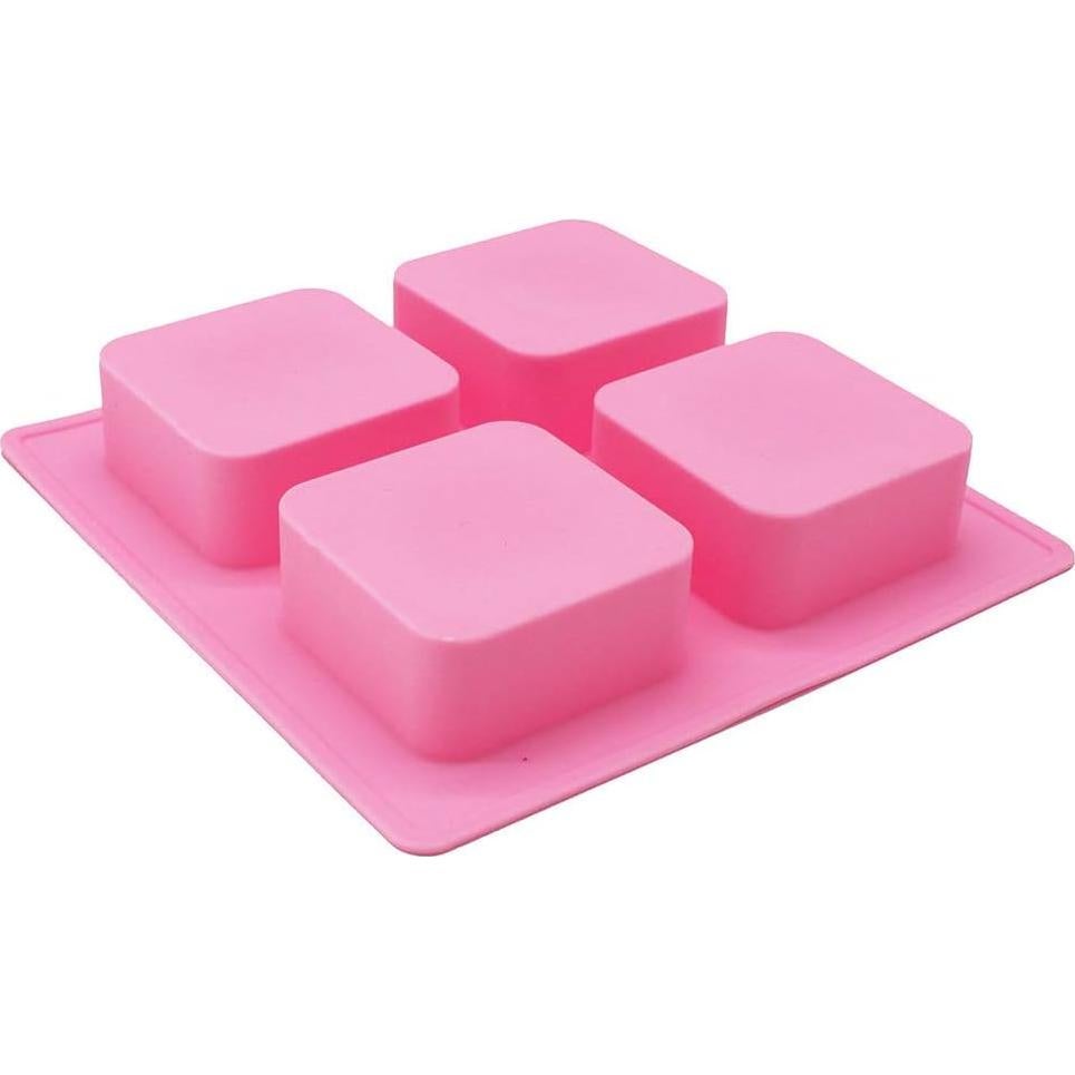 Molde para Jabón Cuadrado X-Haibei de Silicona 4.3oz