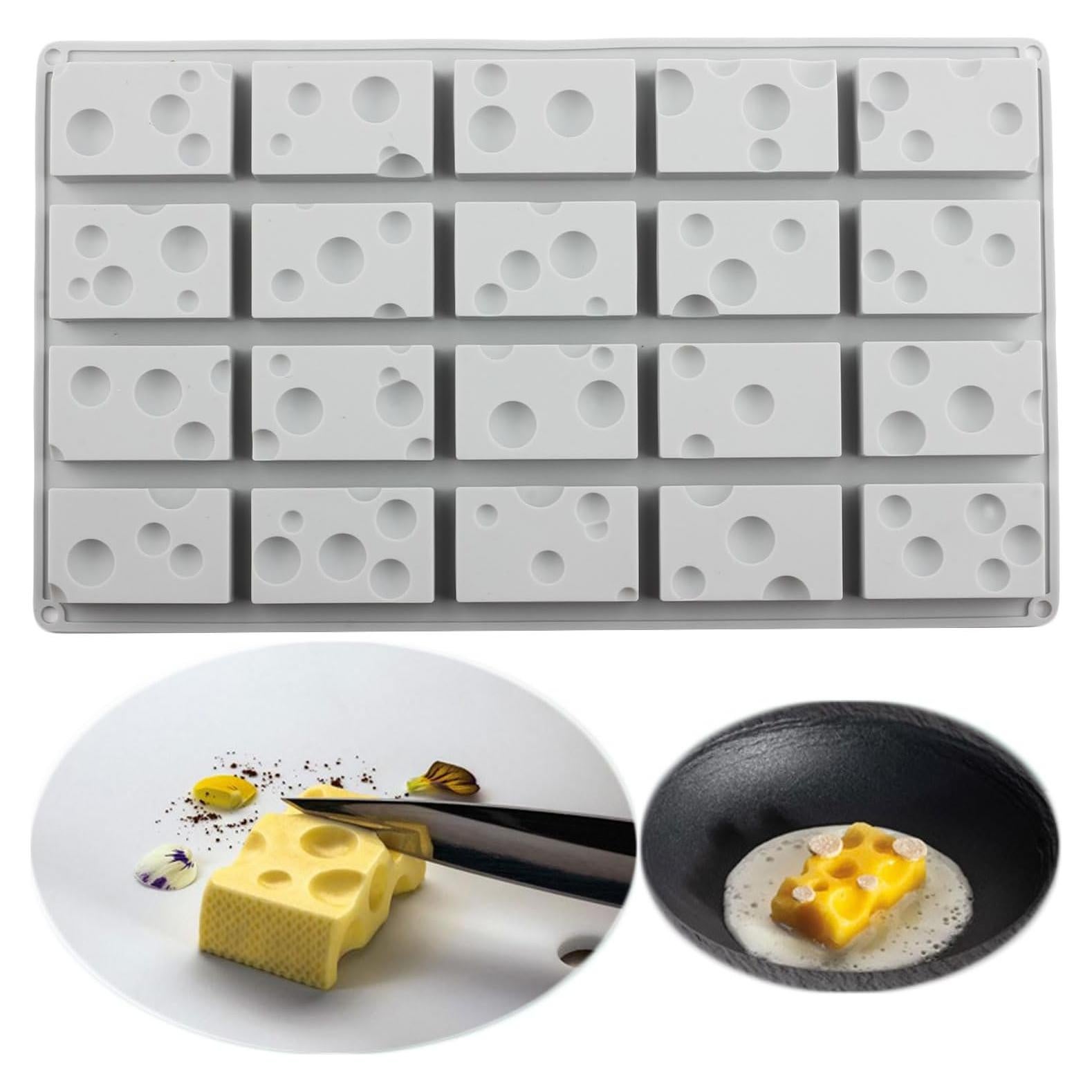 Molde de Silicona para Caramelos de Queso AIBOYA 29.7x17.2cm