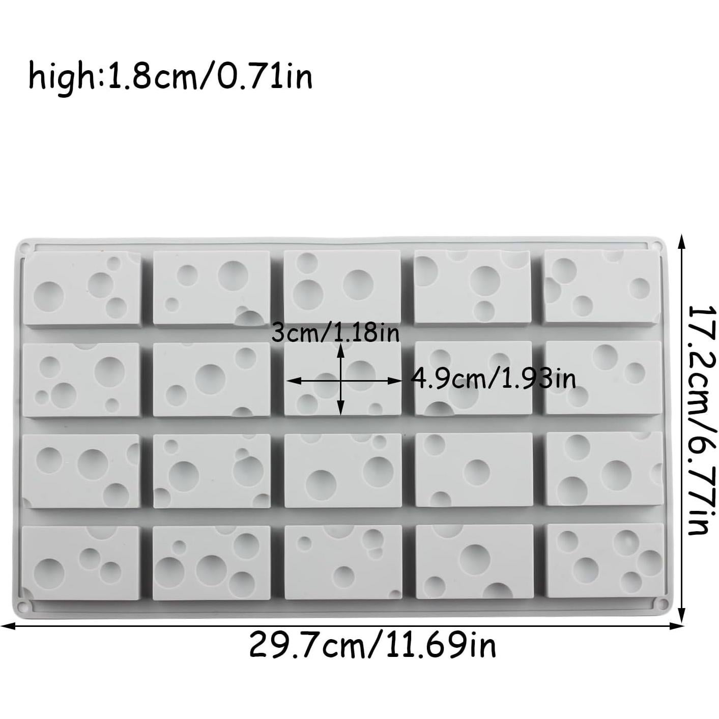 Molde de Silicona para Caramelos de Queso AIBOYA 29.7x17.2cm