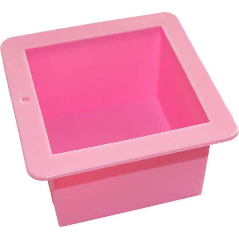 Molde de Silicona Cuadrado X-Haibei 500ml para Jabón y Vela