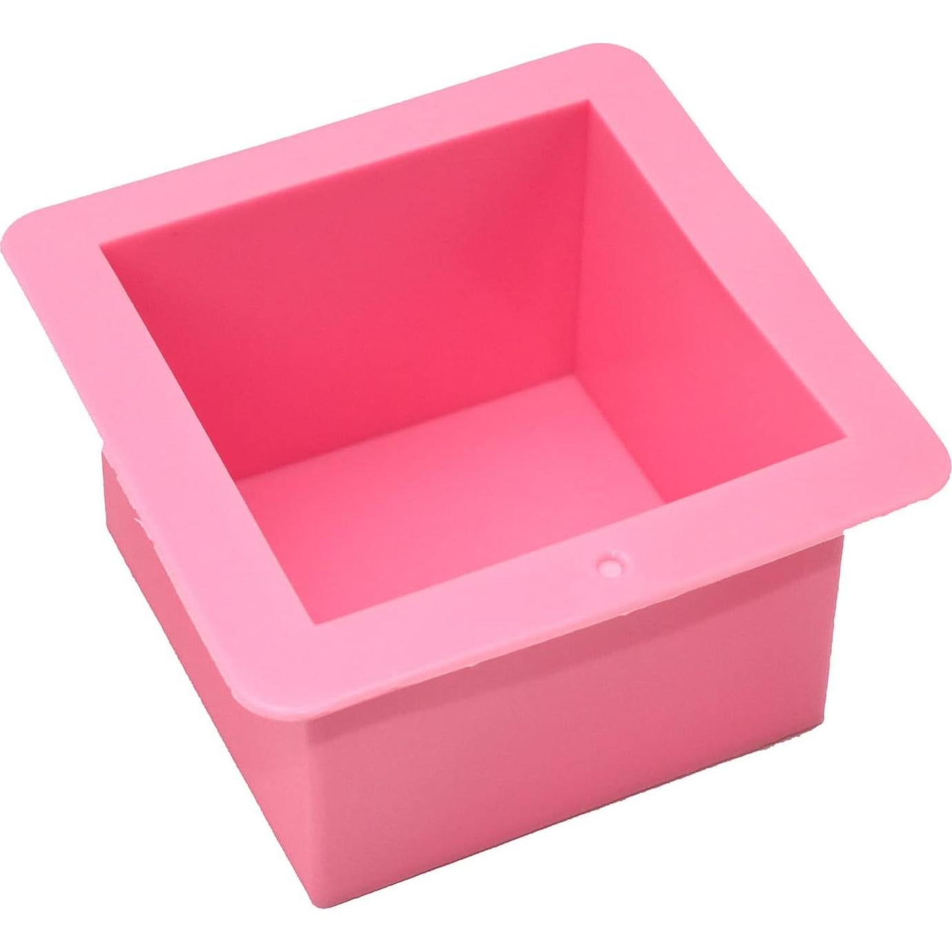 Molde de Silicona Cuadrado X-Haibei 500ml para Jabón y Vela