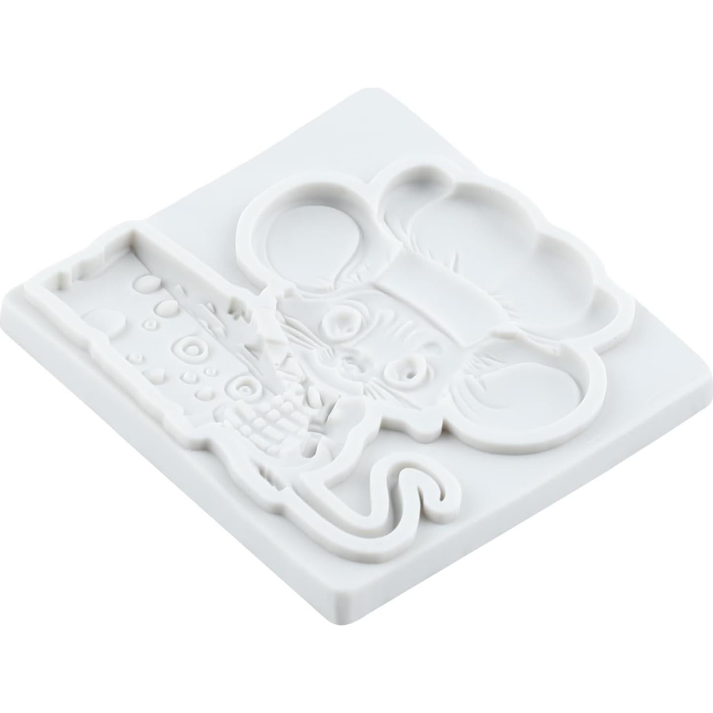 Molde de Silicona Ratón Lingzhi para Fondant y Chocolate 8x7 cm