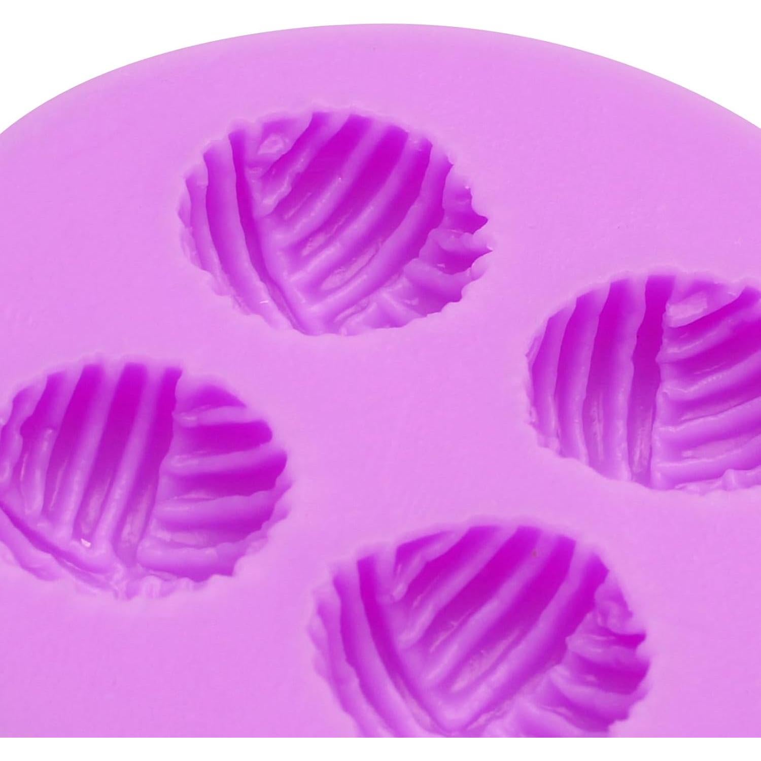 Juego de 4 Moldes de Silicona Infovox para Postres Creativos