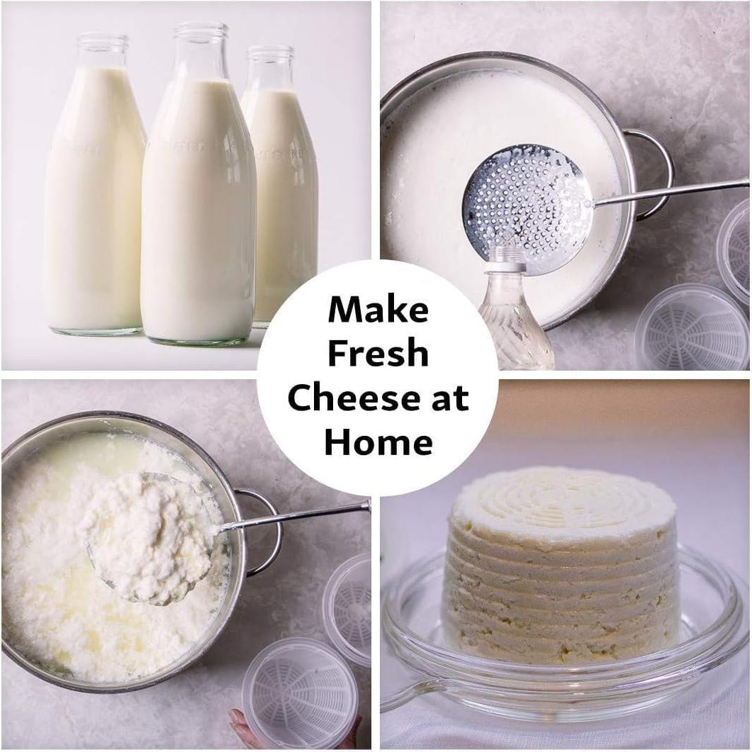 Moldes para hacer queso Country Trading Co. - 5 piezas italianas