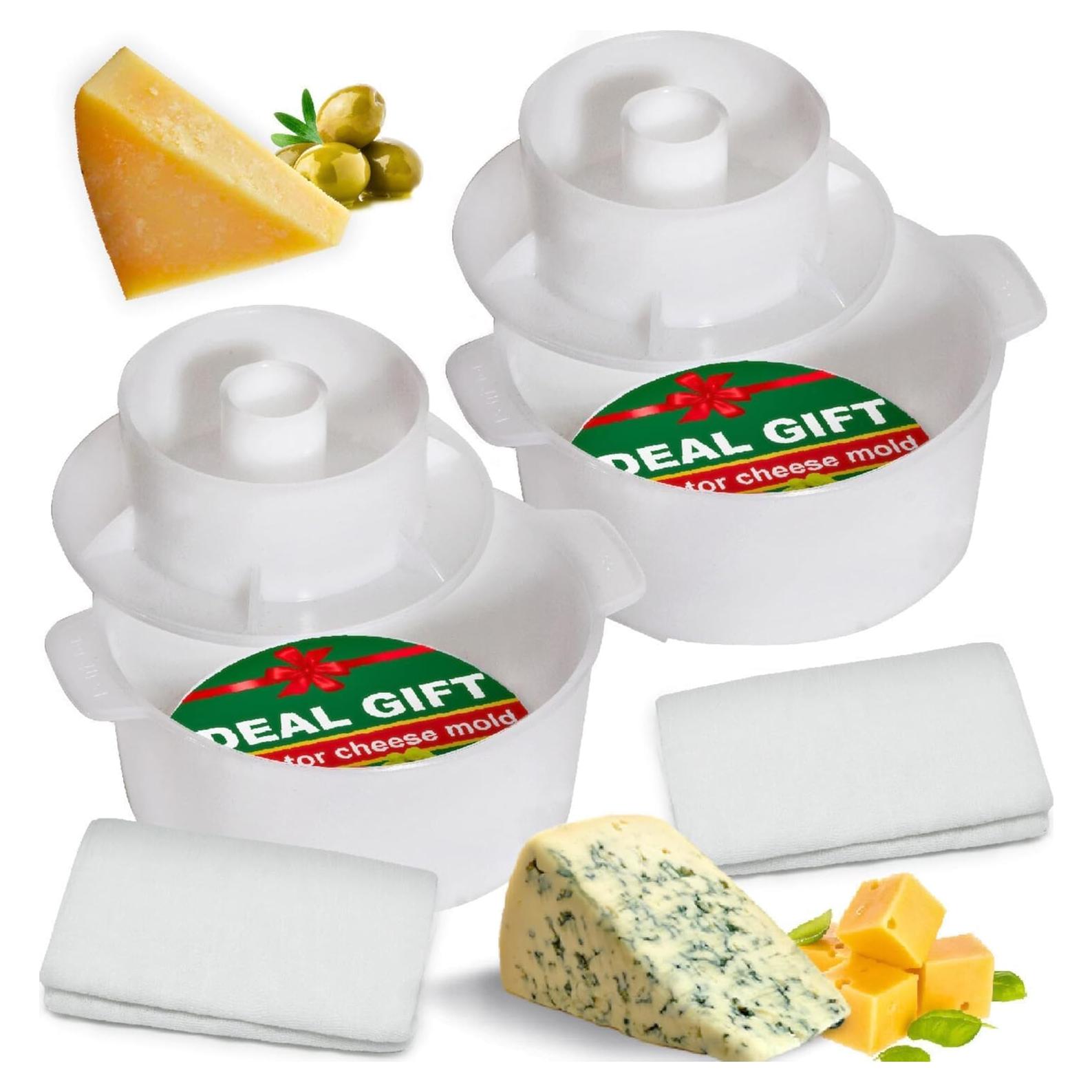 Kit de Moldes para Queso PetriStor 2 Piezas 1.2L con Pistón