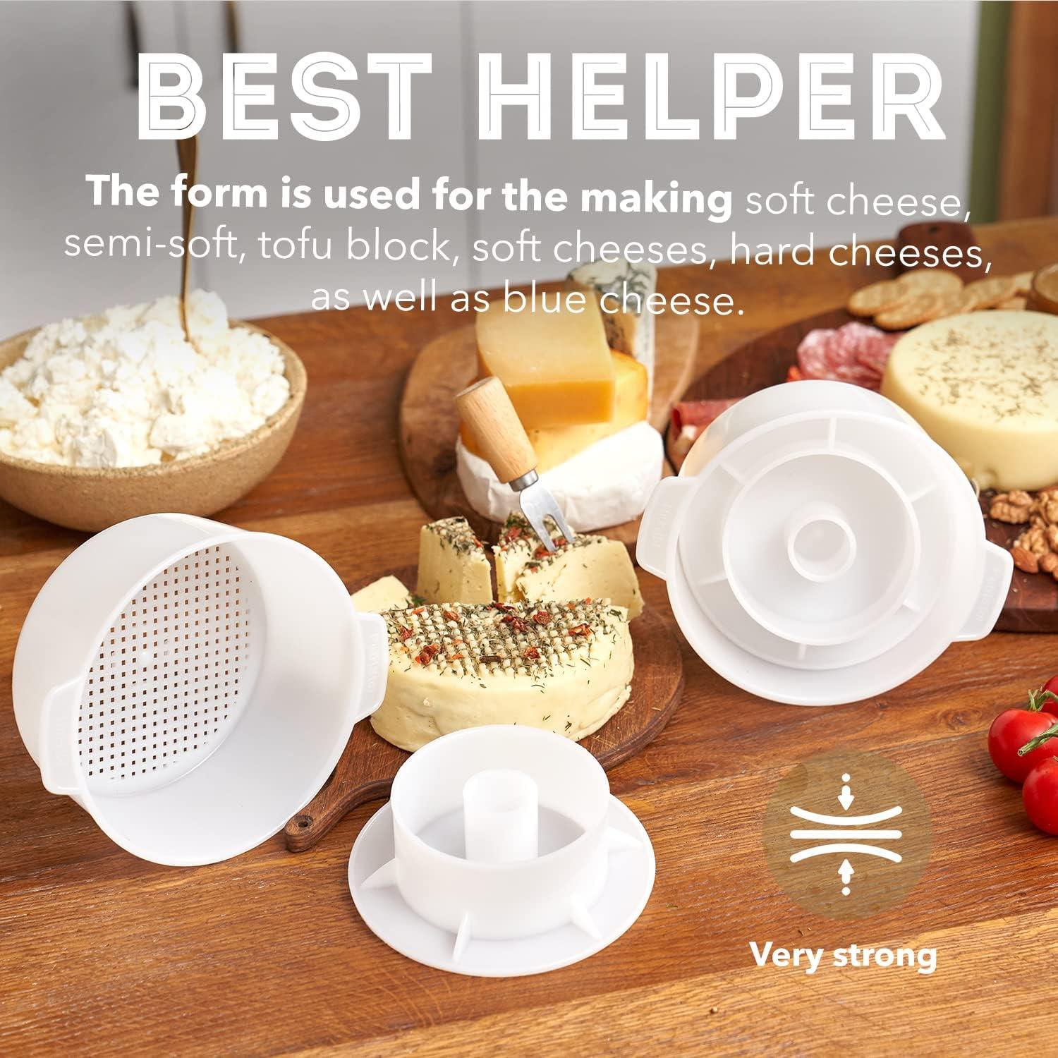 Kit de Moldes para Queso PetriStor 2 Piezas 1.2L con Pistón