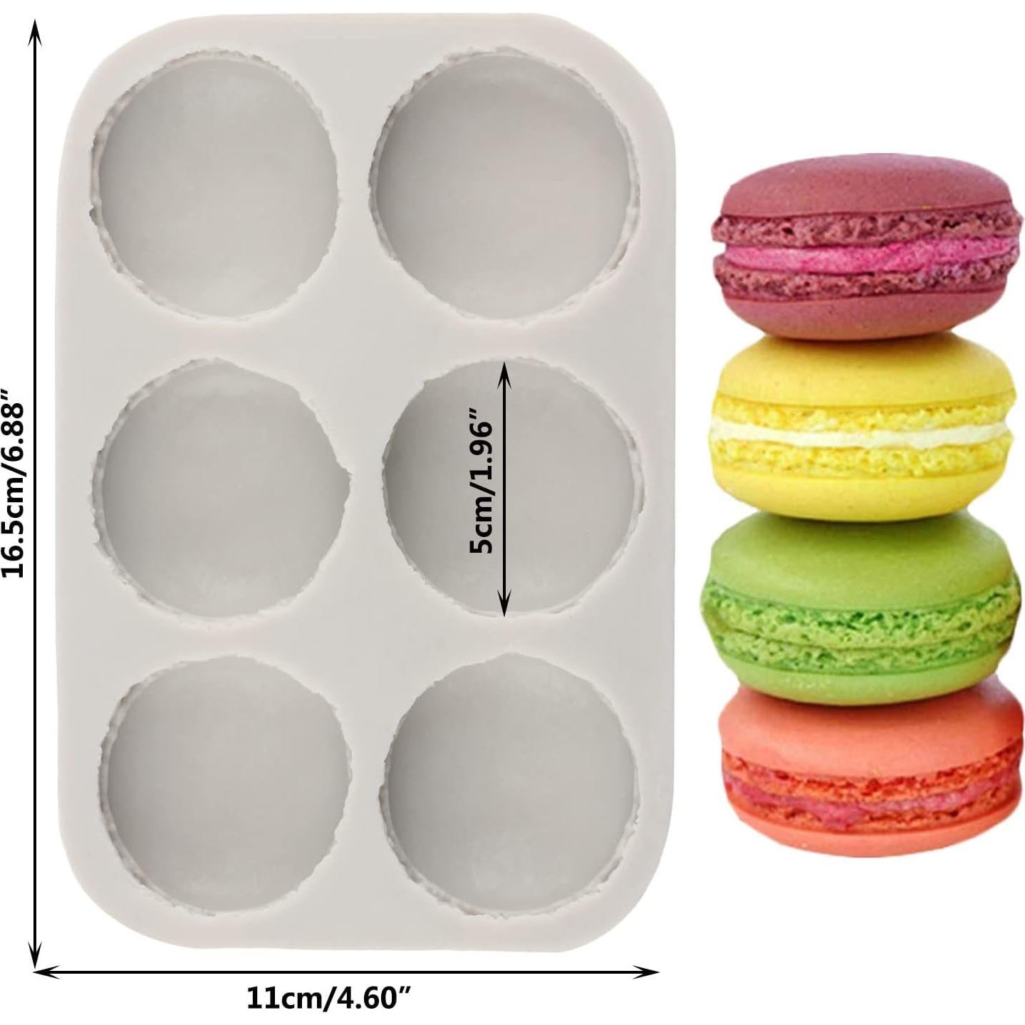 Molde de Silicona para Macarons Sijiangmold 6 Cavidades