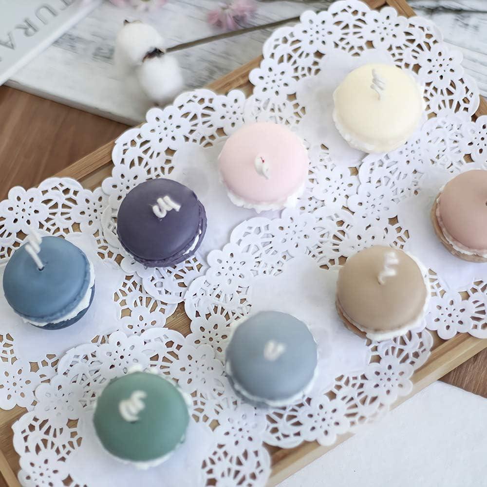 Juego de 2 Moldes de Silicona para Jabón 3D Redondo