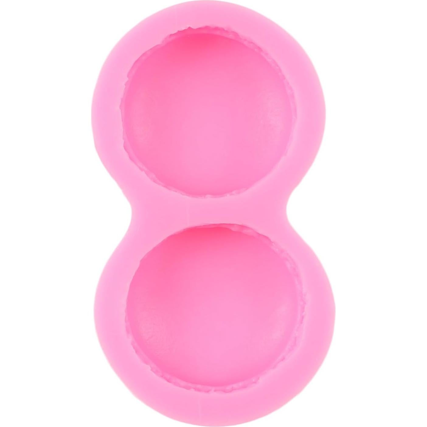 Molde de Silicona 3D QDMOLDS para Macaroon y Hamburguesa