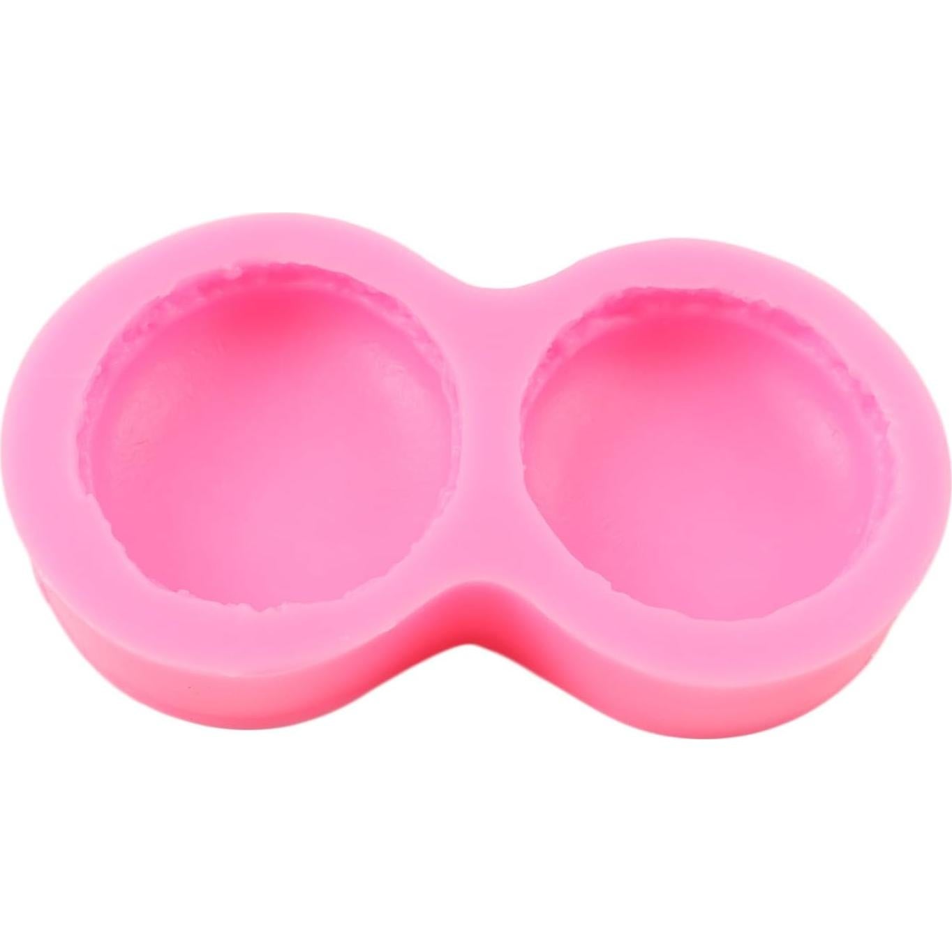 Molde de Silicona 3D QDMOLDS para Macaroon y Hamburguesa