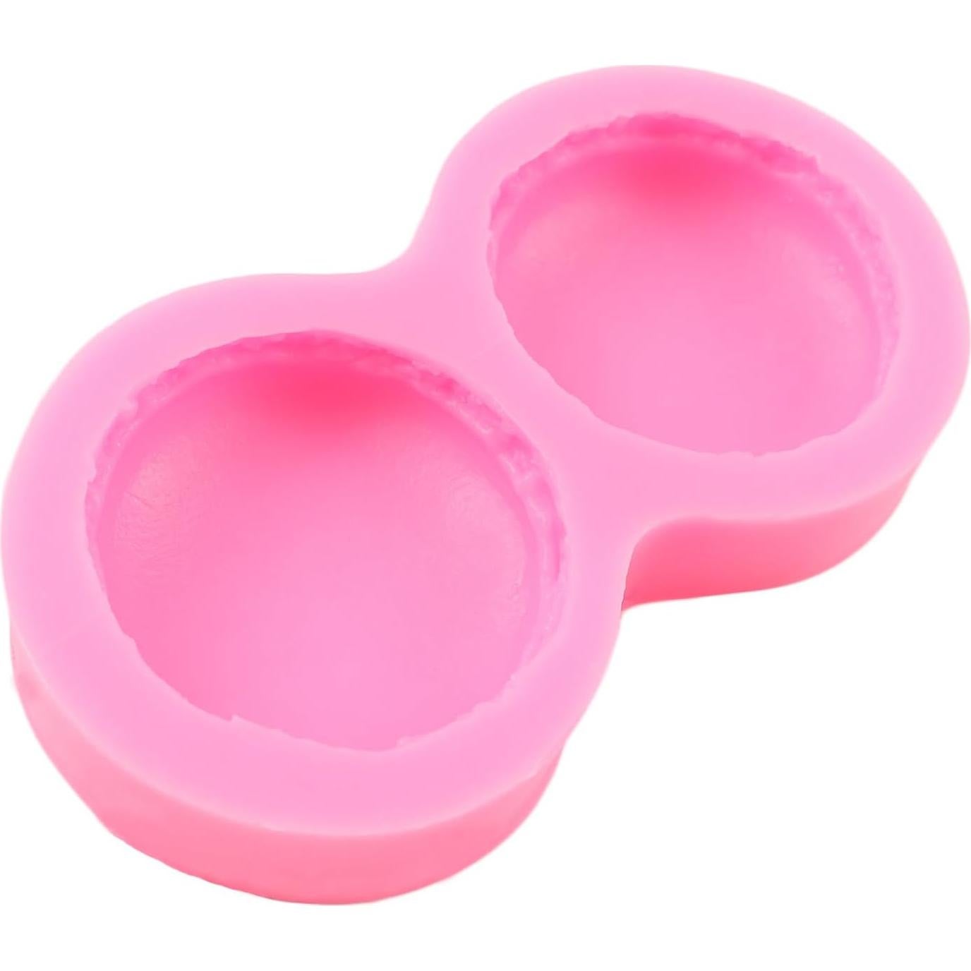 Molde de Silicona 3D QDMOLDS para Macaroon y Hamburguesa