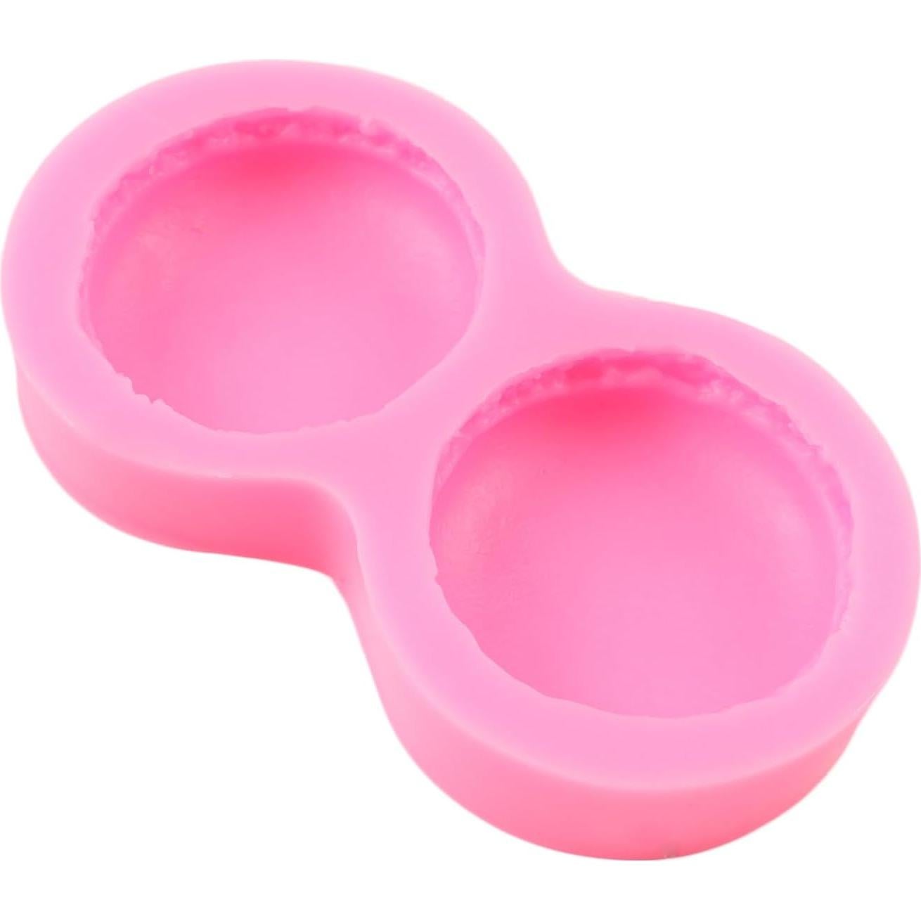 Molde de Silicona 3D QDMOLDS para Macaroon y Hamburguesa