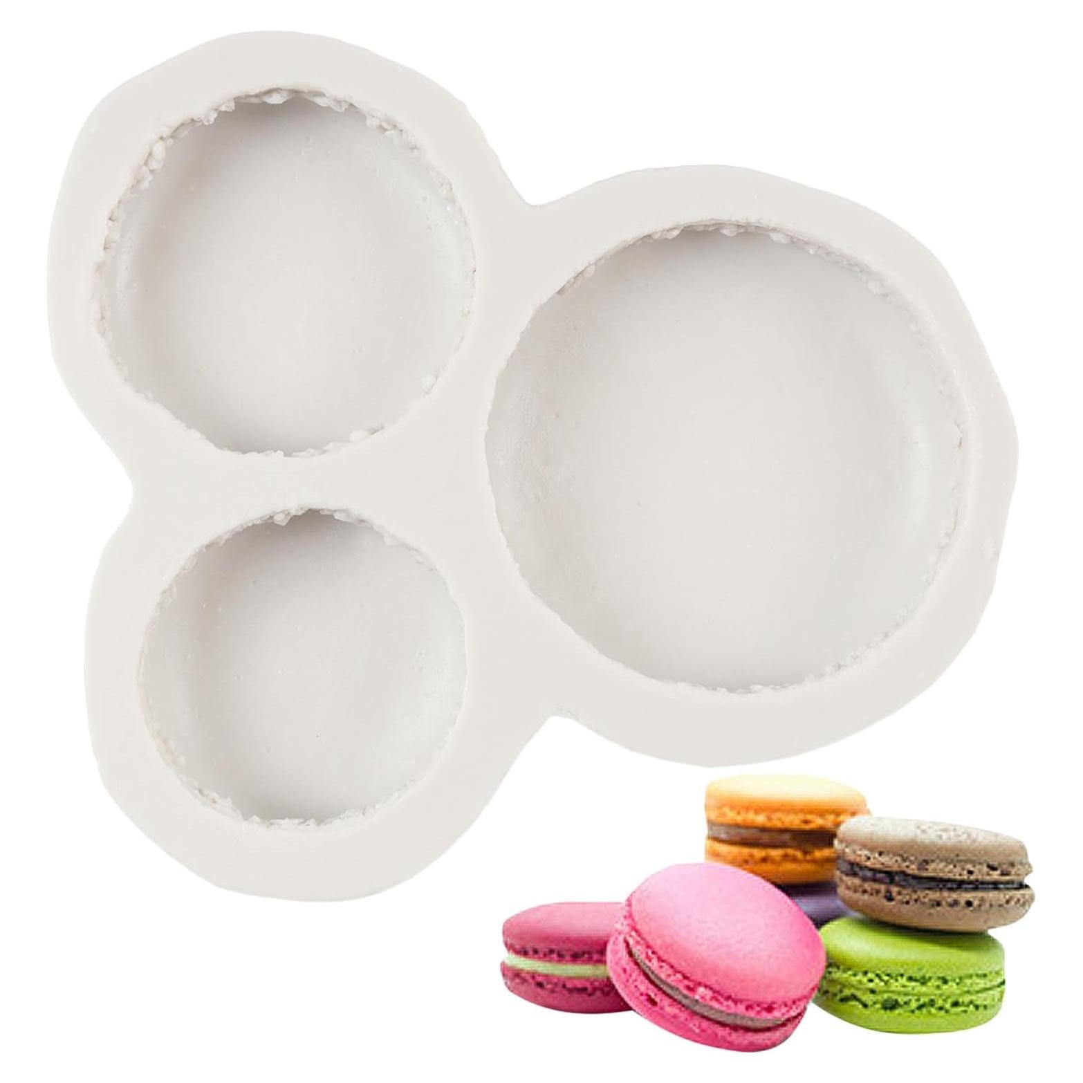 Macaroon Silicone Fondant Molds For Chocolate Cupcake Topper Cake Decoration Candy Sugar Craft Gum Paste Polymer Clay