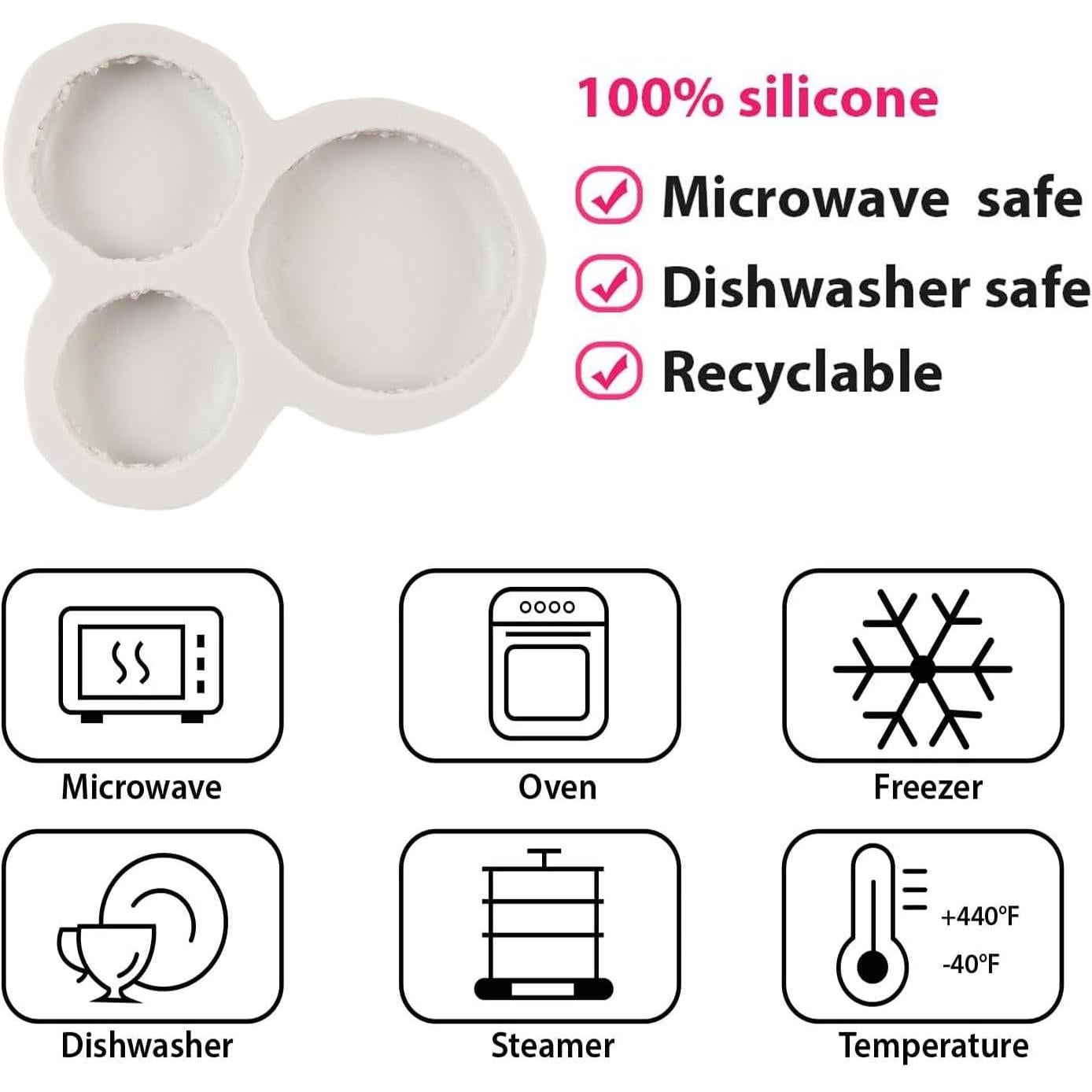 Macaroon Silicone Fondant Molds For Chocolate Cupcake Topper Cake Decoration Candy Sugar Craft Gum Paste Polymer Clay