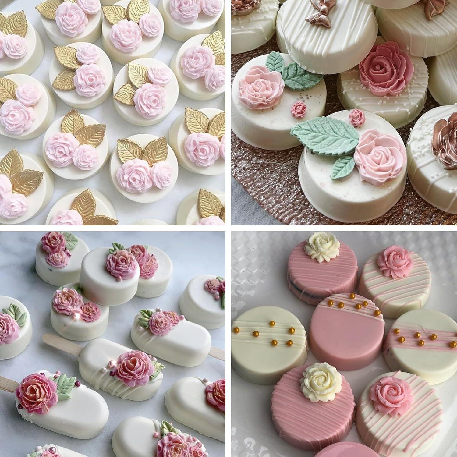 Molde de Silicona Actvty para Flores y Hojas - 3 Piezas