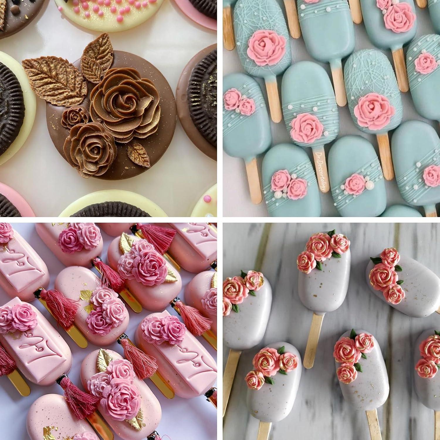 Molde de Silicona Actvty para Flores y Hojas - 3 Piezas