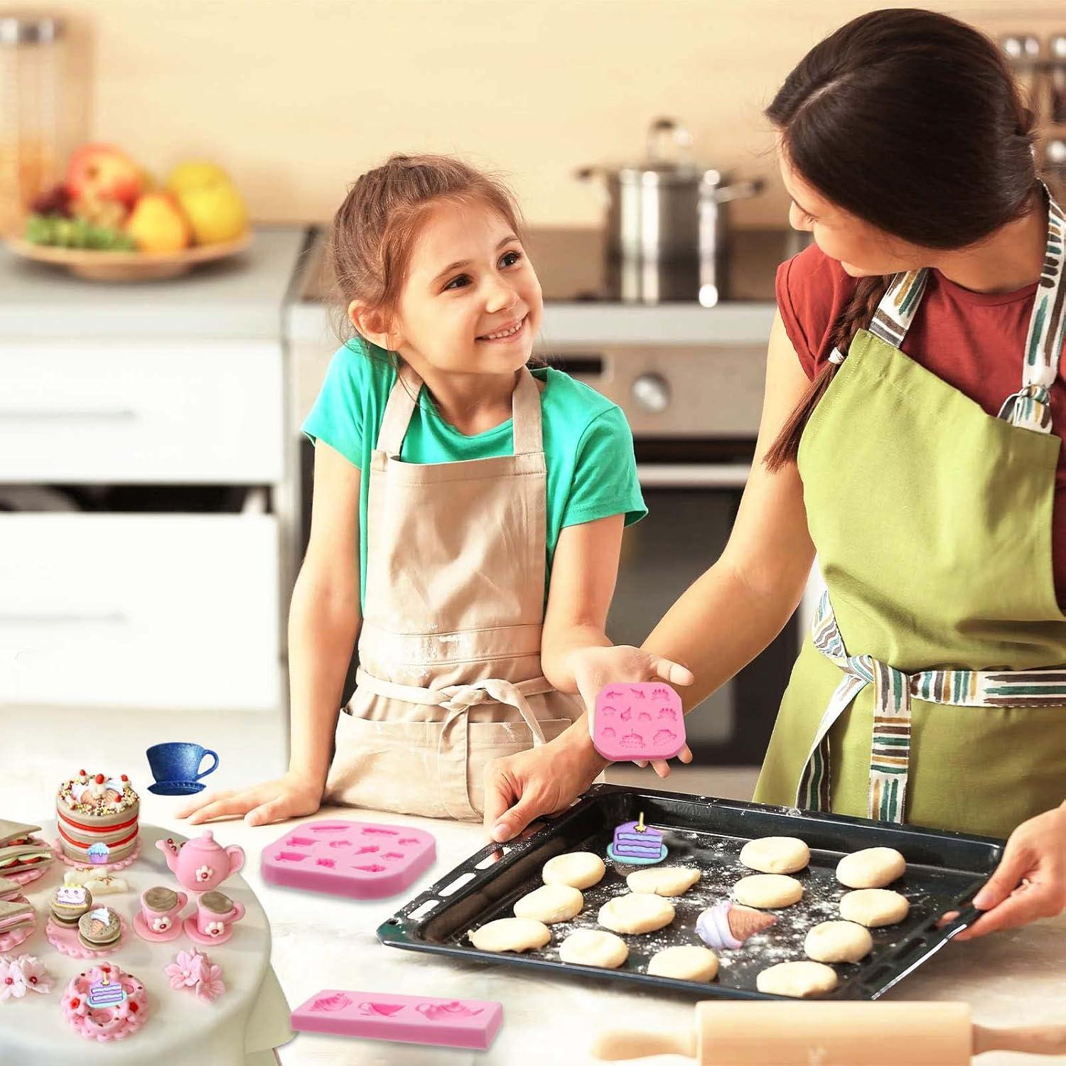 Molde de Fondant de Silicona Muyulin para Cupcakes - 4 Piezas