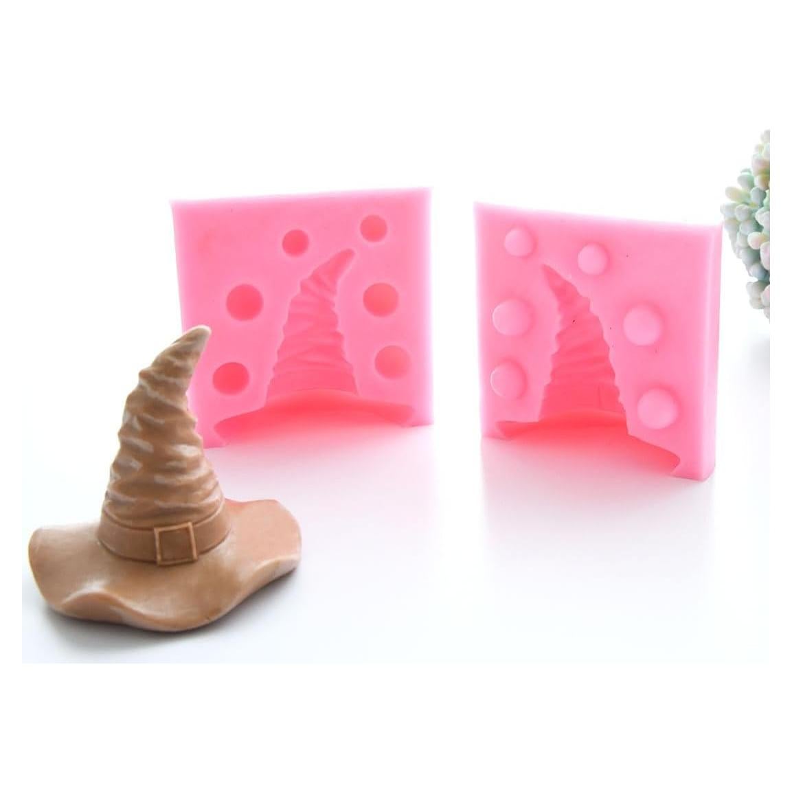 Molde de Silicona para Cupcake Halloween OVENKEI - Sombrero de Bruja