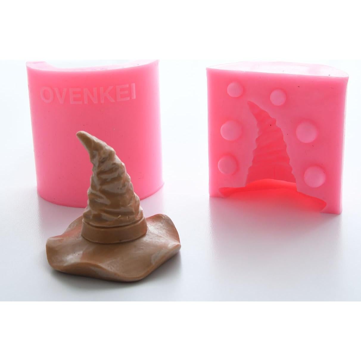 Molde de Silicona para Cupcake Halloween OVENKEI - Sombrero de Bruja