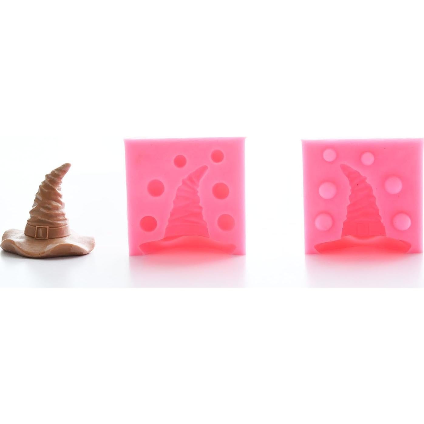 Molde de Silicona para Cupcake Halloween OVENKEI - Sombrero de Bruja