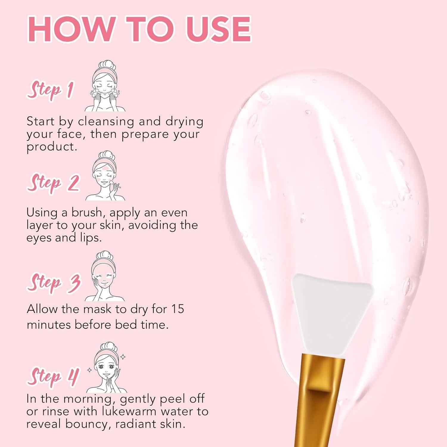 Mascarilla Nocturna de Colágeno SHANWU Hidratante 1 pieza