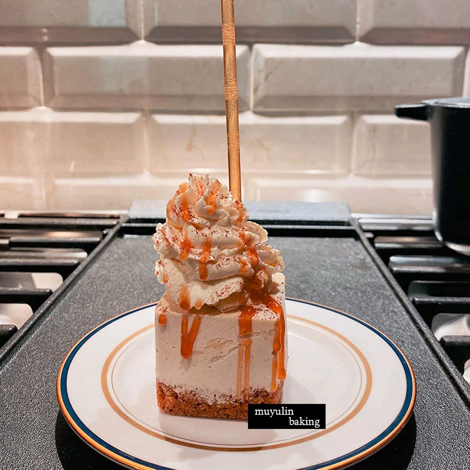 Moldes de Silicona Cuadrados Muyulin, 2 Piezas 8 Cavidades