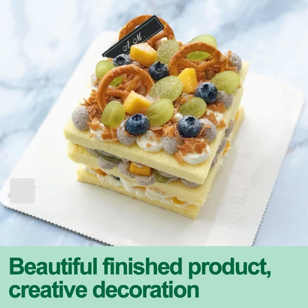 Juego de 4 moldes de silicona SHANIABELLE 15 cm Cuadrado