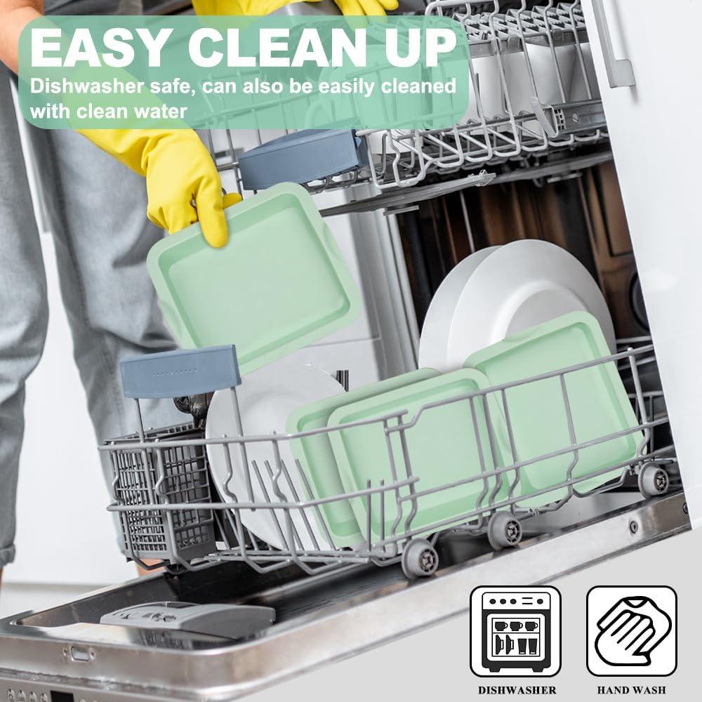 Juego de 4 moldes de silicona SHANIABELLE 15 cm Cuadrado