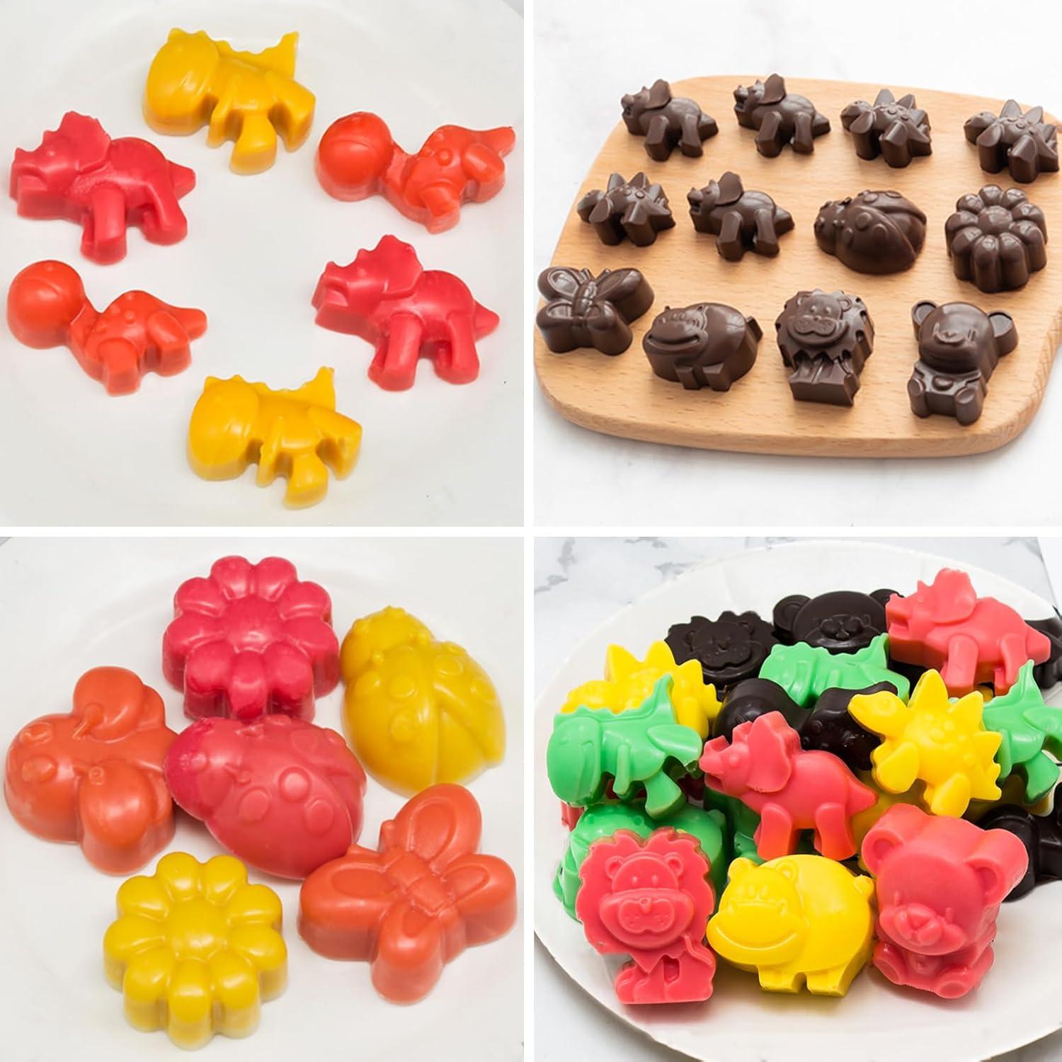 Juego de 6 Moldes de Silicona WARM TIME para Chocolate y Caramelo