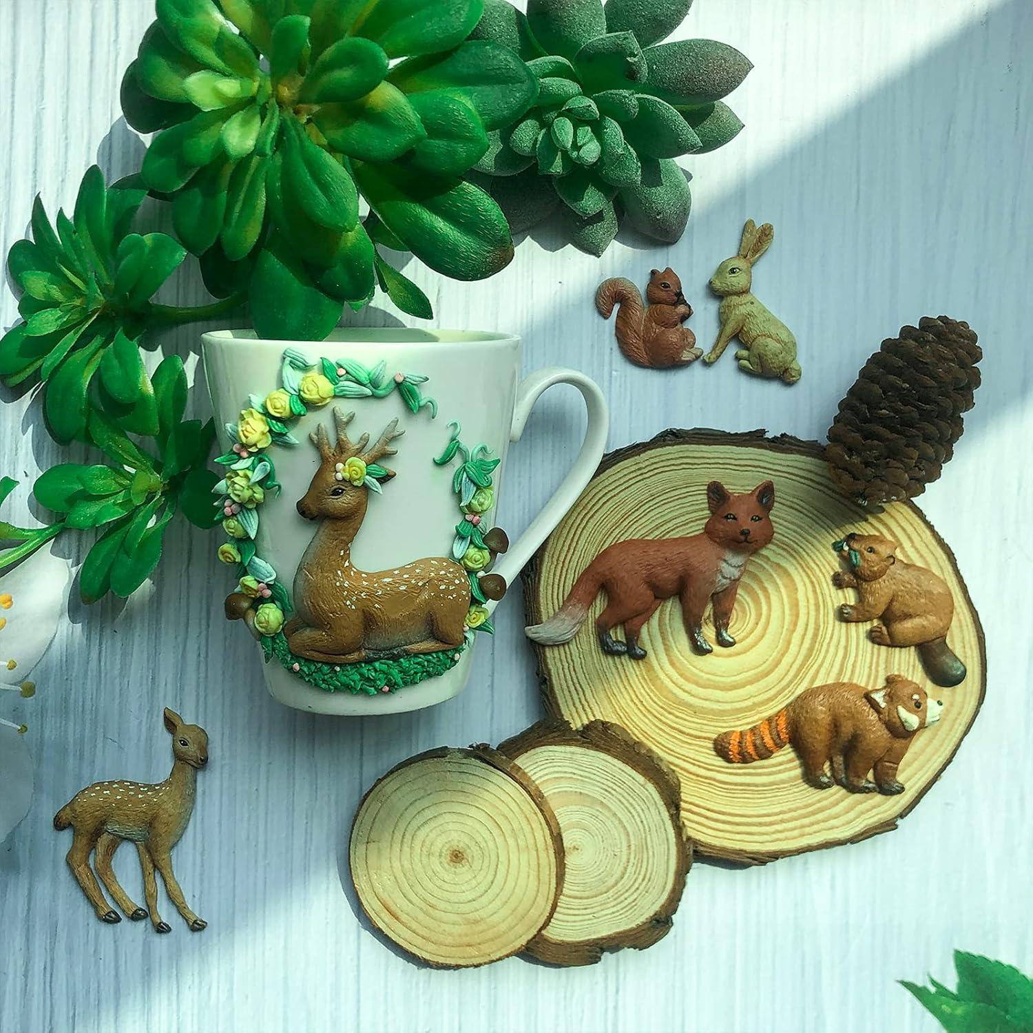 Molde de Silicona FUNSHOWCASE Animales del Bosque 7 Formas