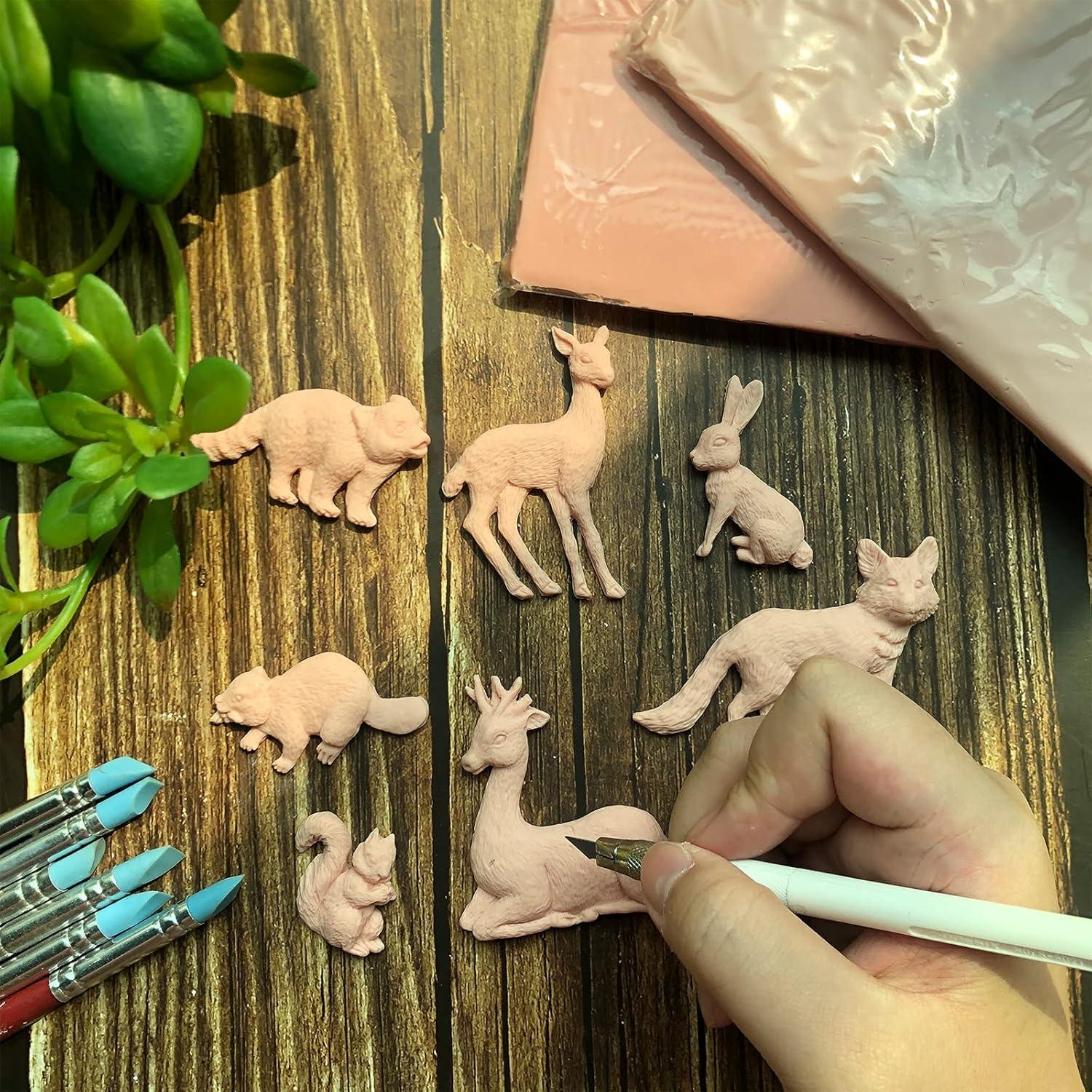 Molde de Silicona FUNSHOWCASE Animales del Bosque 7 Formas