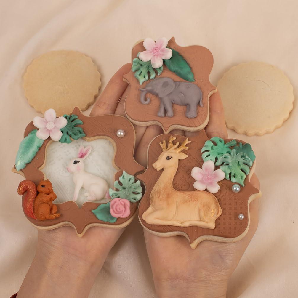 Molde de Silicona FUNSHOWCASE Animales del Bosque 7 Formas