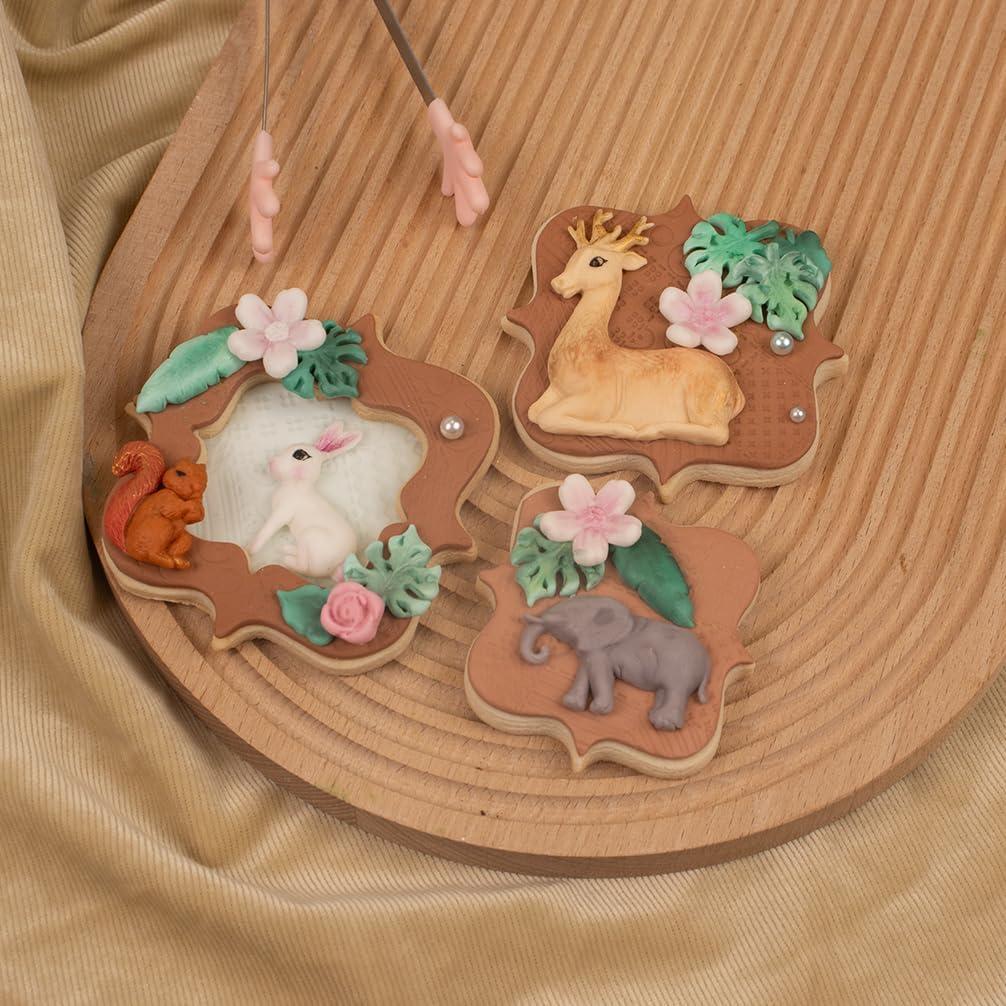 Molde de Silicona FUNSHOWCASE Animales del Bosque 7 Formas