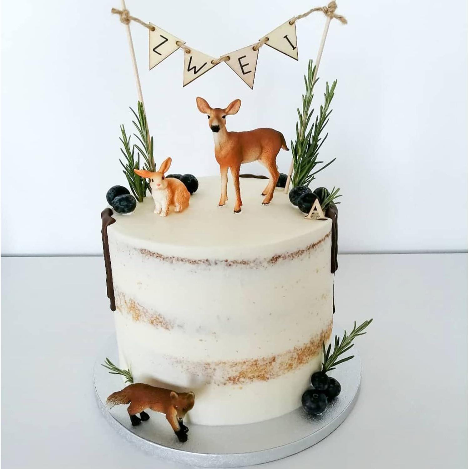 Molde de Silicona para Fondant LCcakem - Animales del Bosque