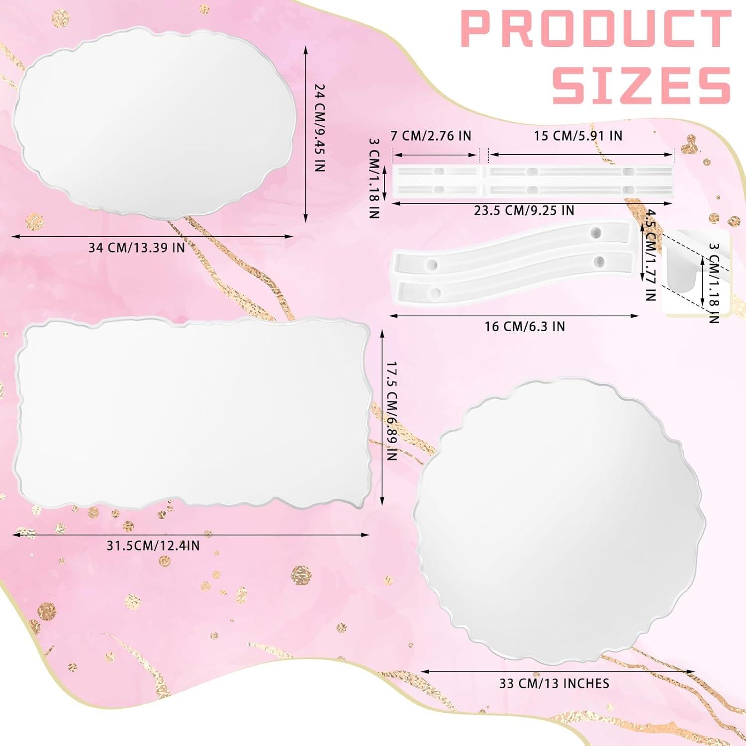 Juego de Moldes de Silicona Hoolerry para Resina - 5 Piezas