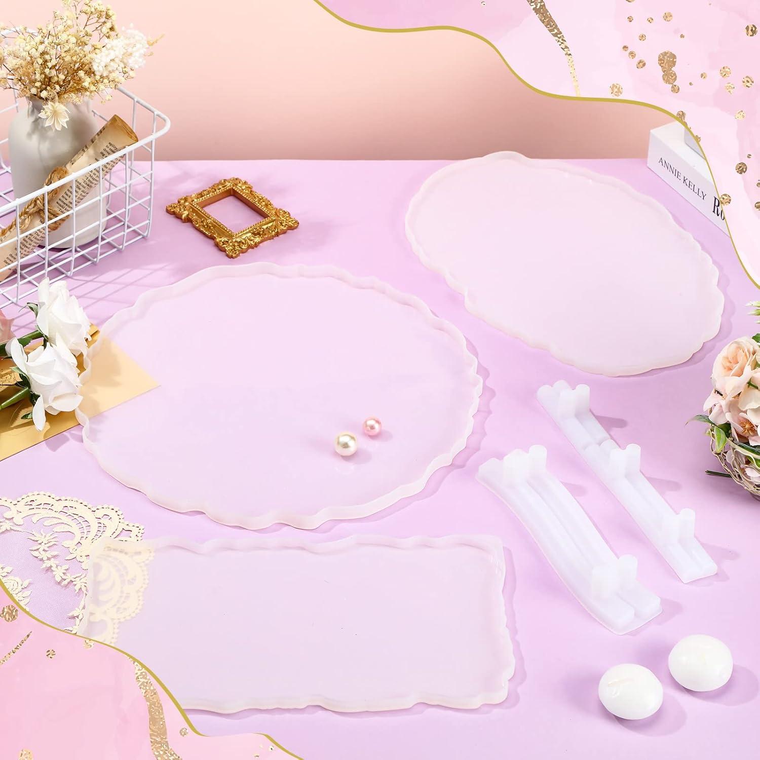 Juego de Moldes de Silicona Hoolerry para Resina - 5 Piezas