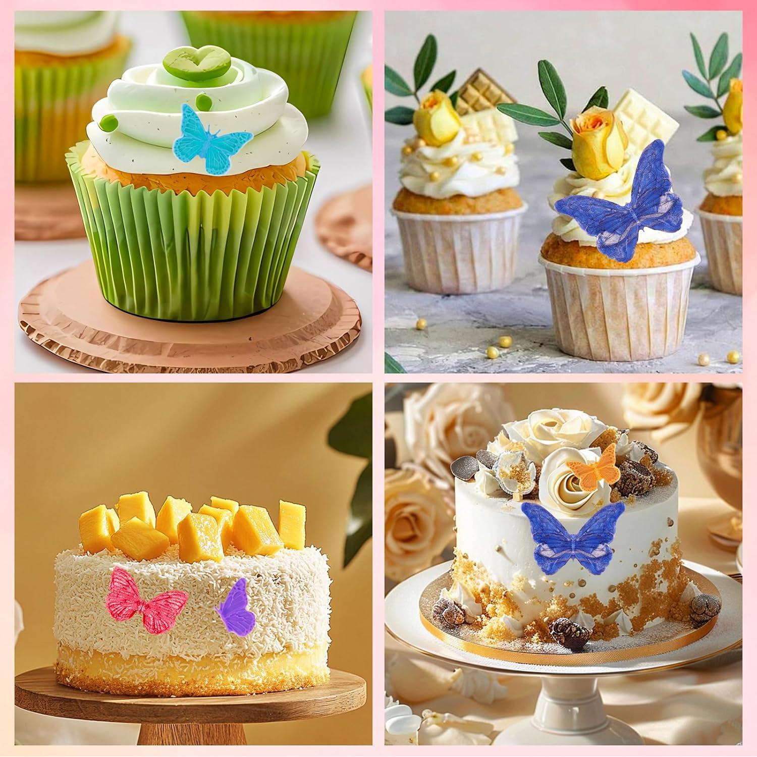 Moldes de Silicona para Chocolate Mariposa Gegraterwa - 4 Pcs