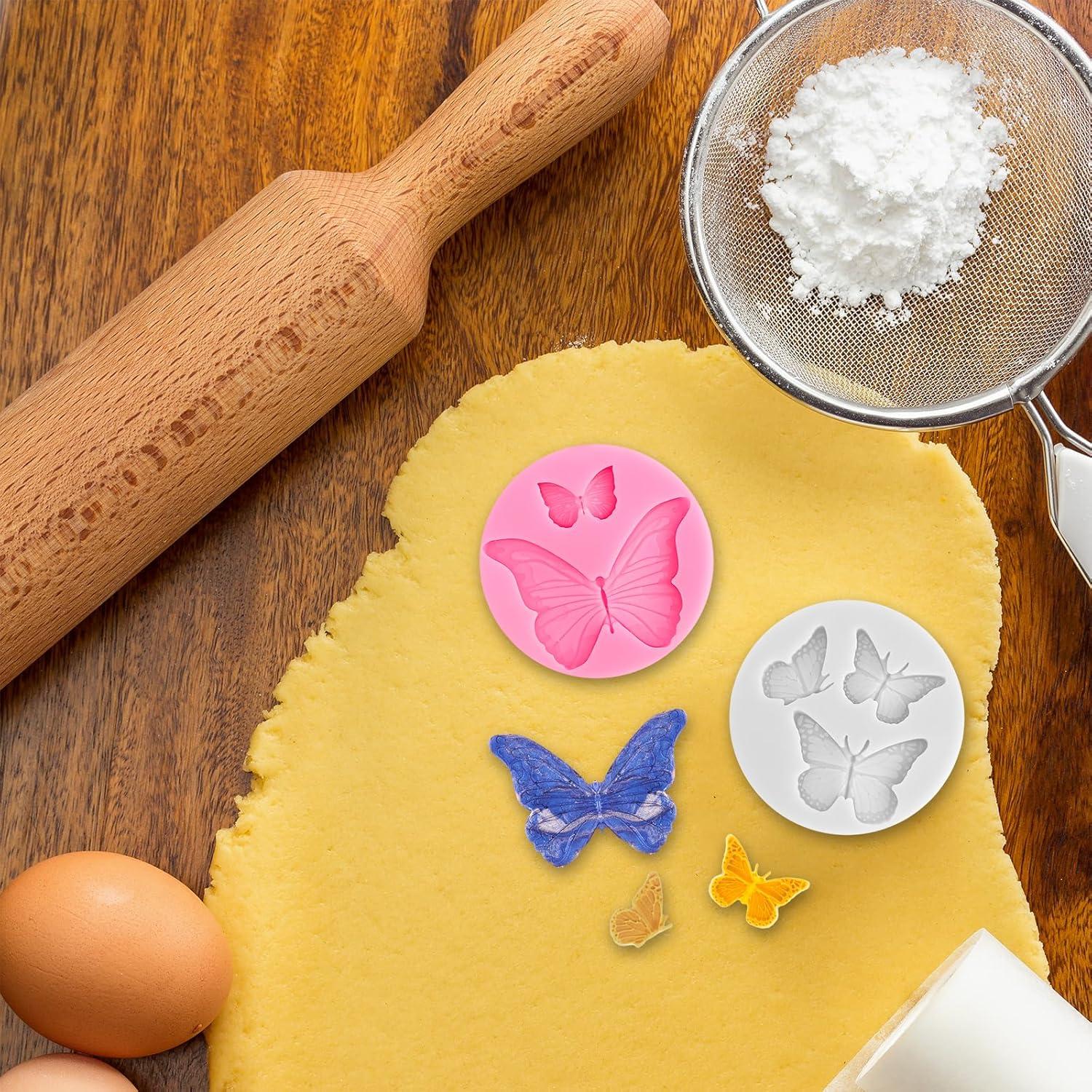 Moldes de Silicona para Chocolate Mariposa Gegraterwa - 4 Pcs