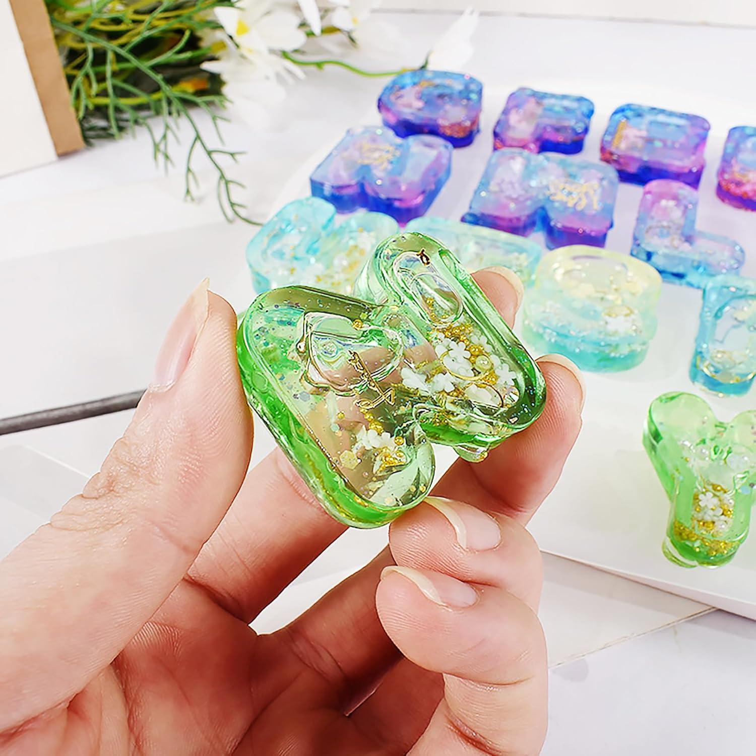 Moldes de Silicona para Velas y Resina 26 Letras EVERELAM