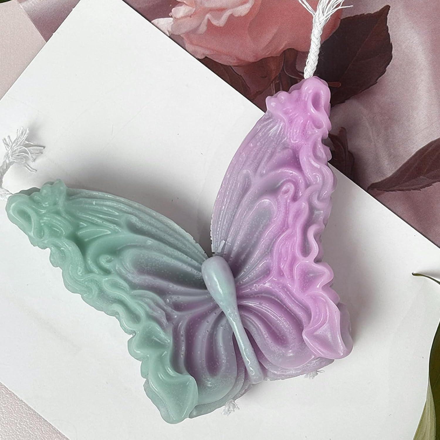 Molde de Silicona Mariposa FMOYSIEN para Velas y Jabones