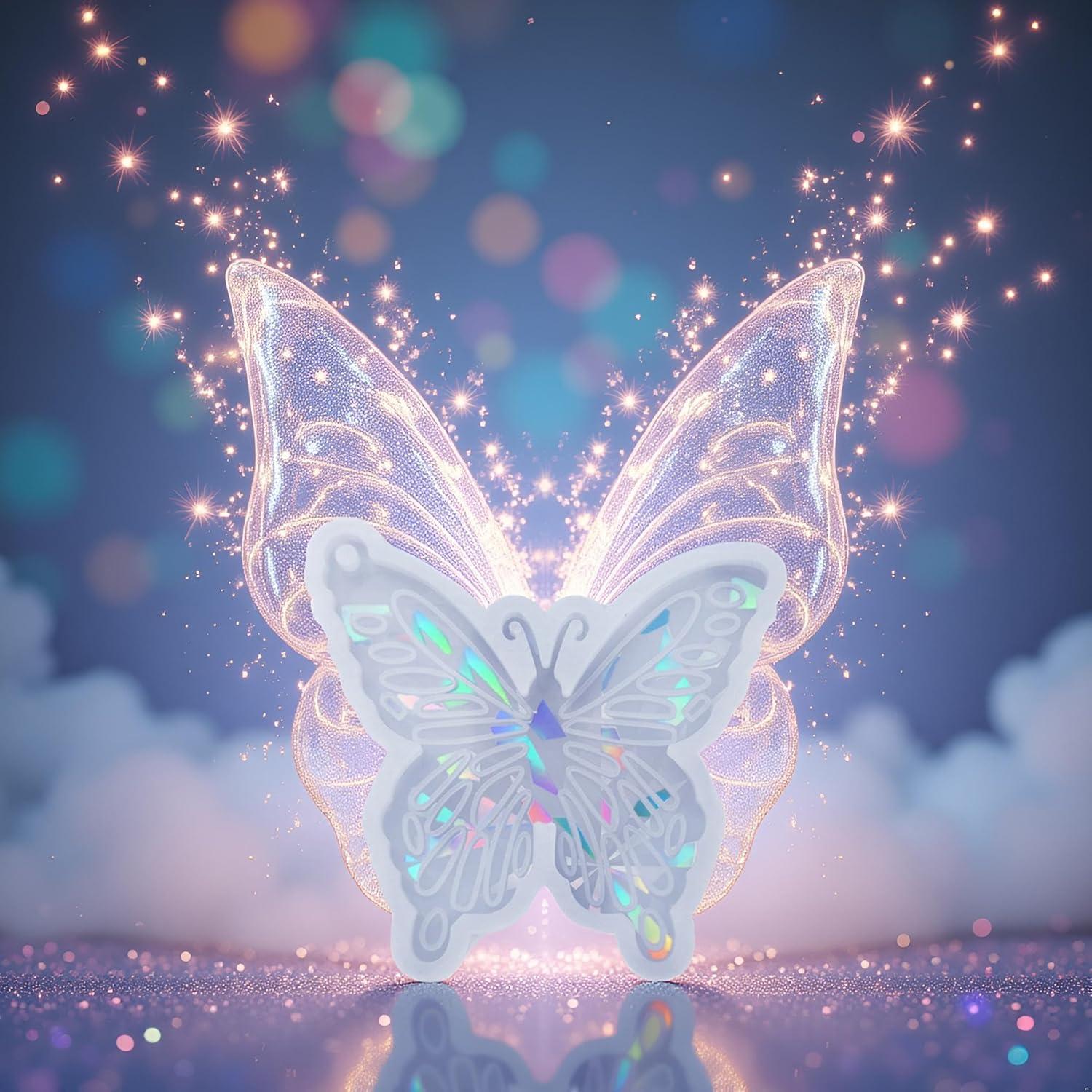 Molde de Silicona Mariposa Xinjincang para Resina DIY