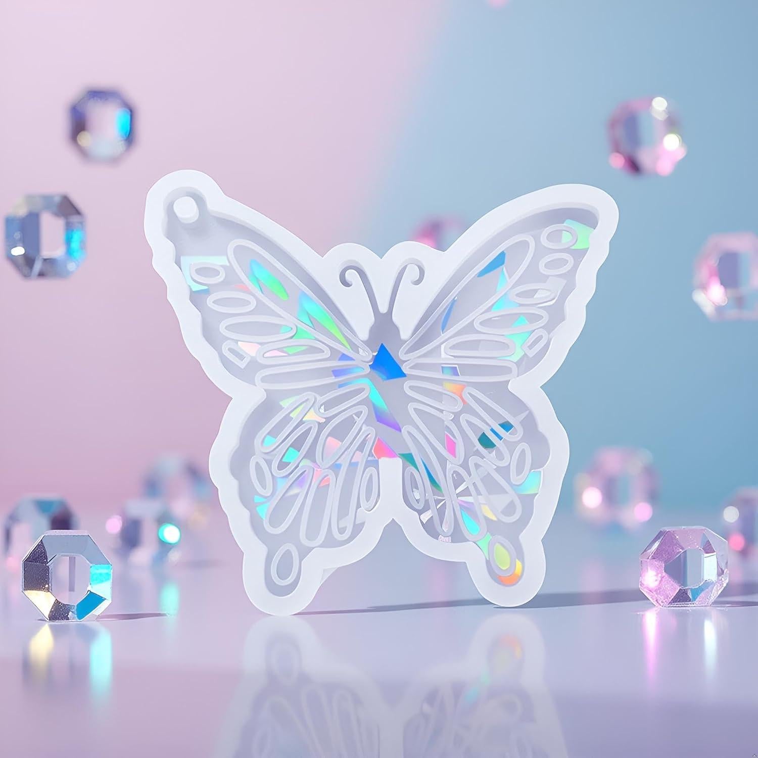 Molde de Silicona Mariposa Xinjincang para Resina DIY