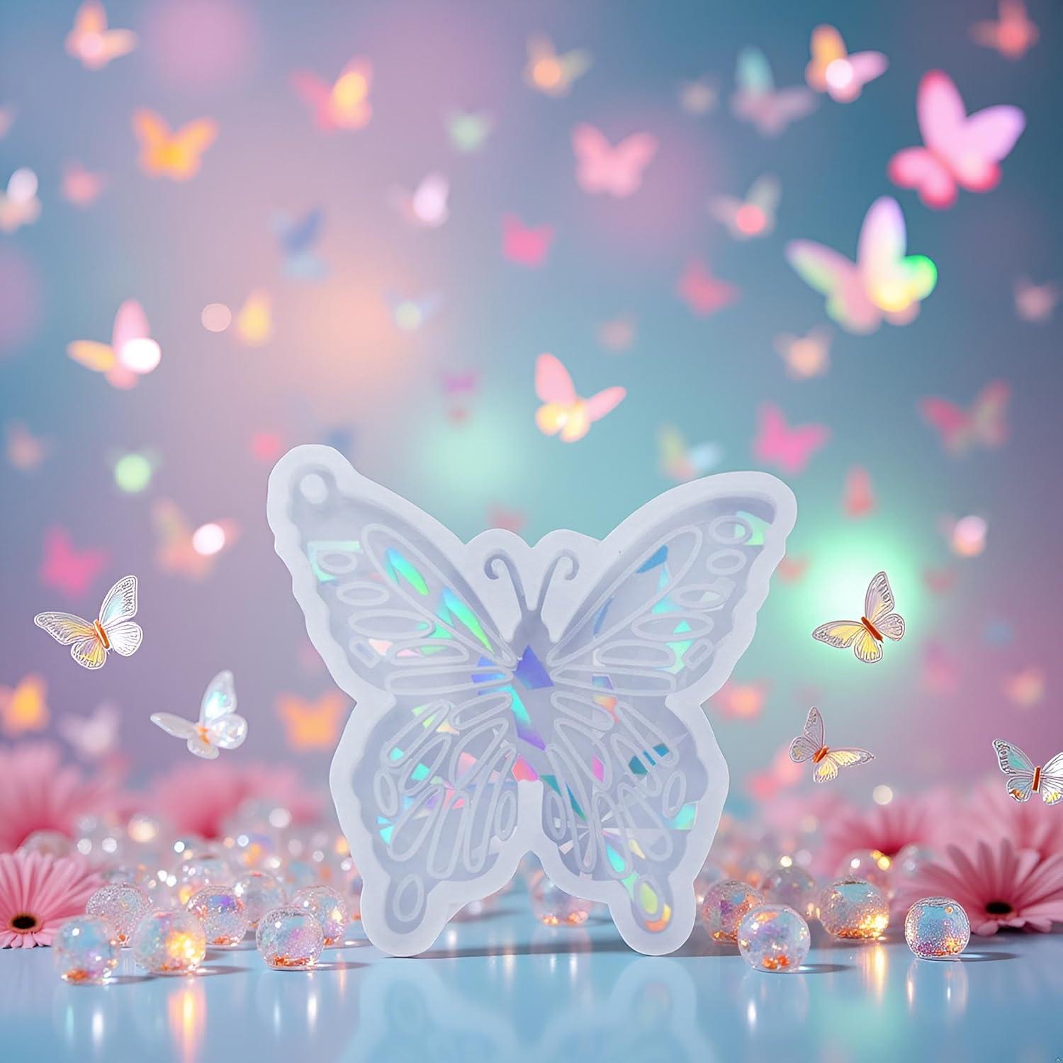 Molde de Silicona Mariposa Xinjincang para Resina DIY