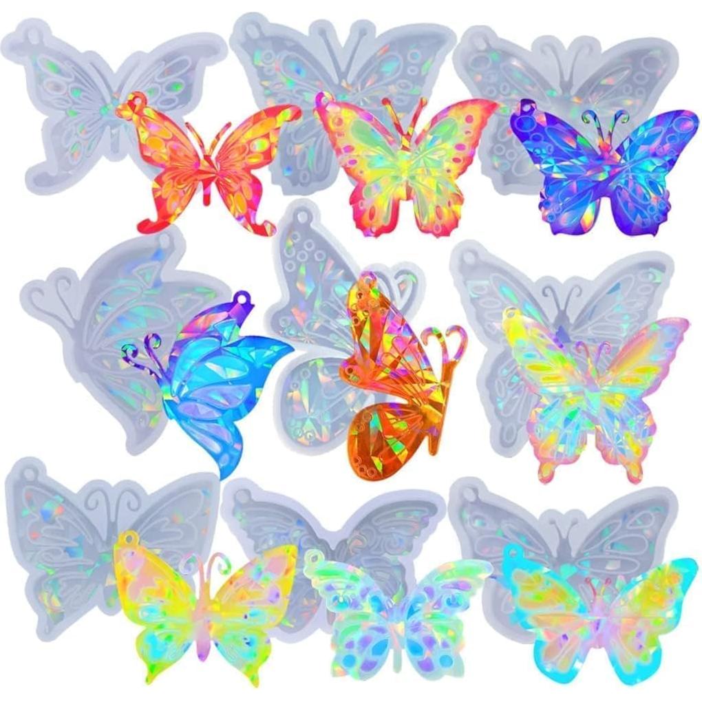 Molde de Silicona Mariposa Xinjincang para Resina DIY