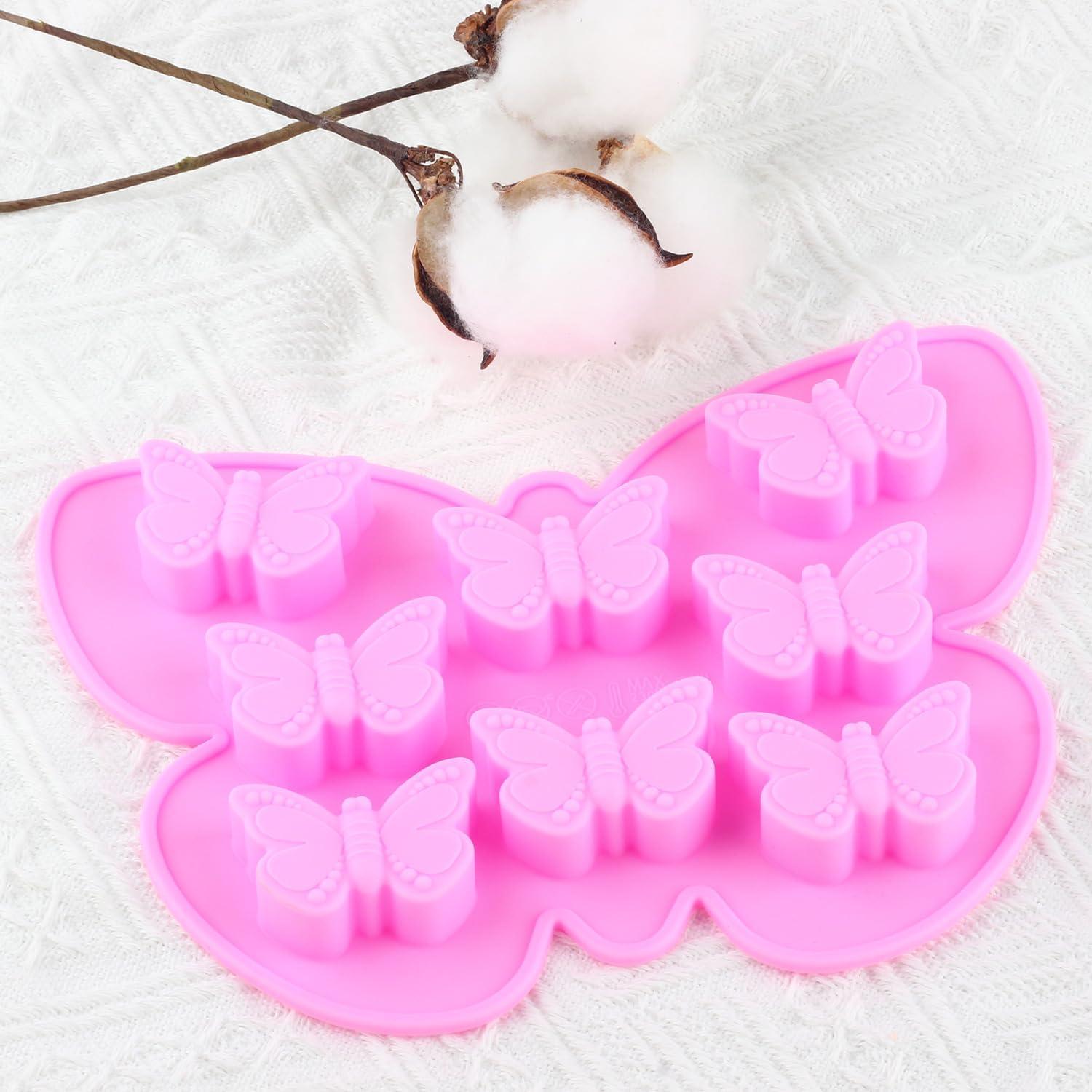 Moldes de Chocolate de Silicona Mariposa YIMINGMOLD 2 Piezas