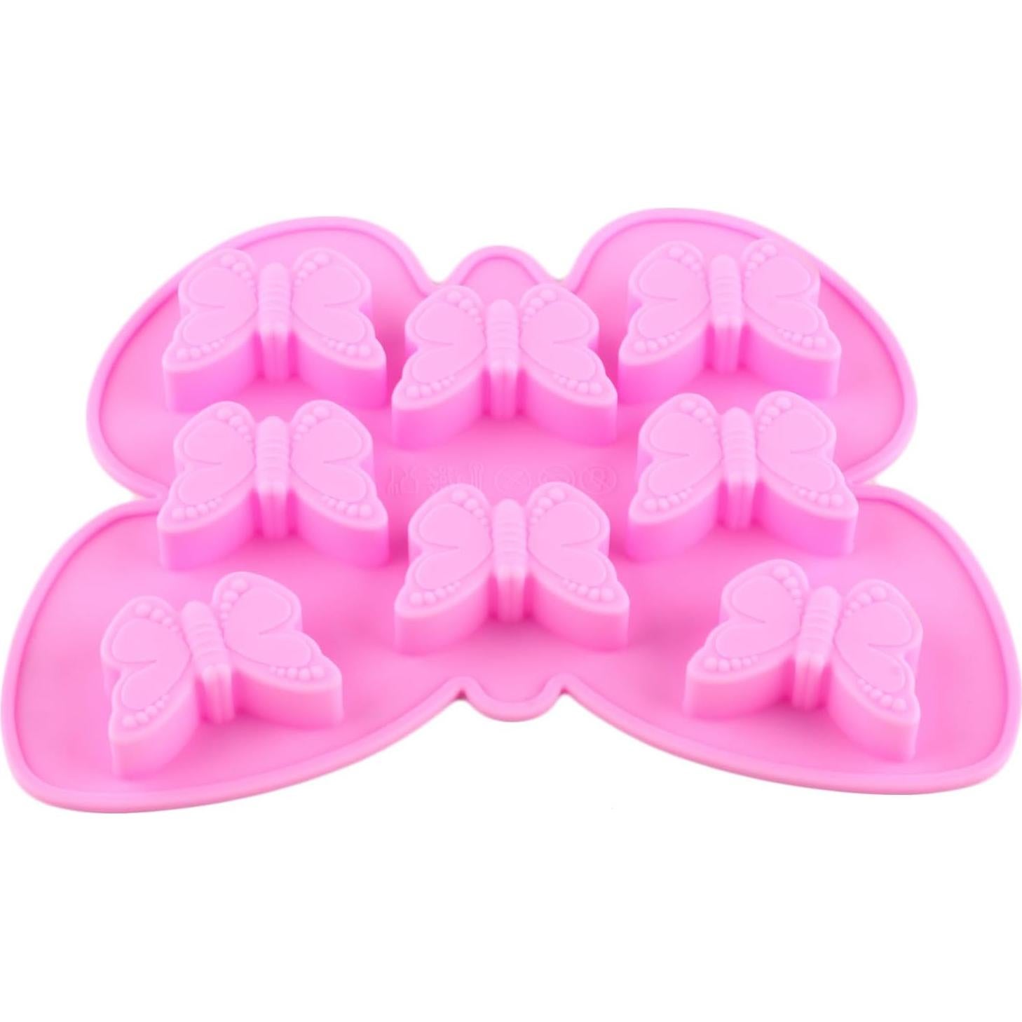 Moldes de Chocolate de Silicona Mariposa YIMINGMOLD 2 Piezas