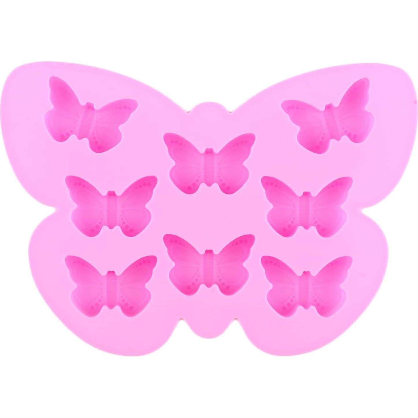 Moldes de Chocolate de Silicona Mariposa YIMINGMOLD 2 Piezas